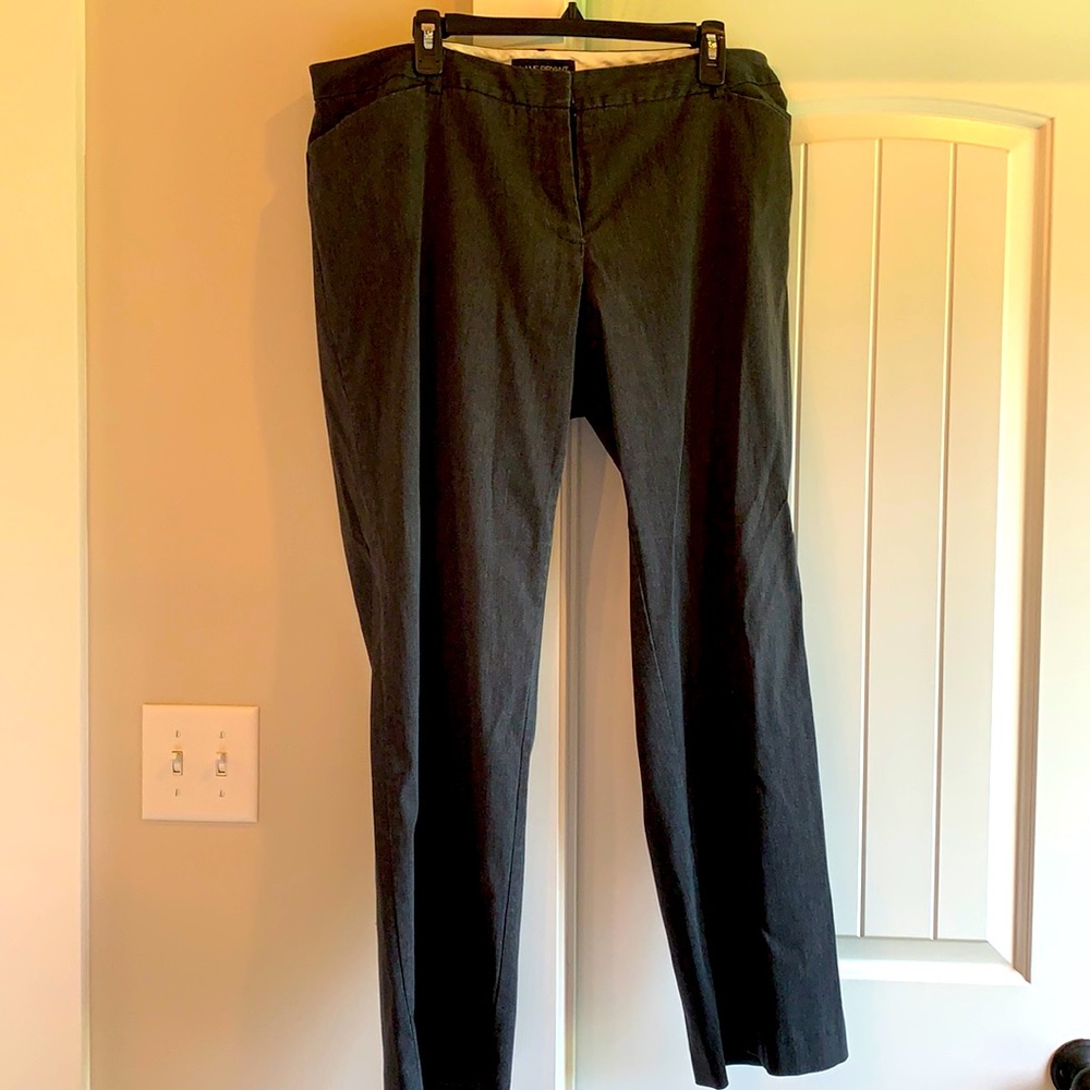 Charcoal gray dress slacks